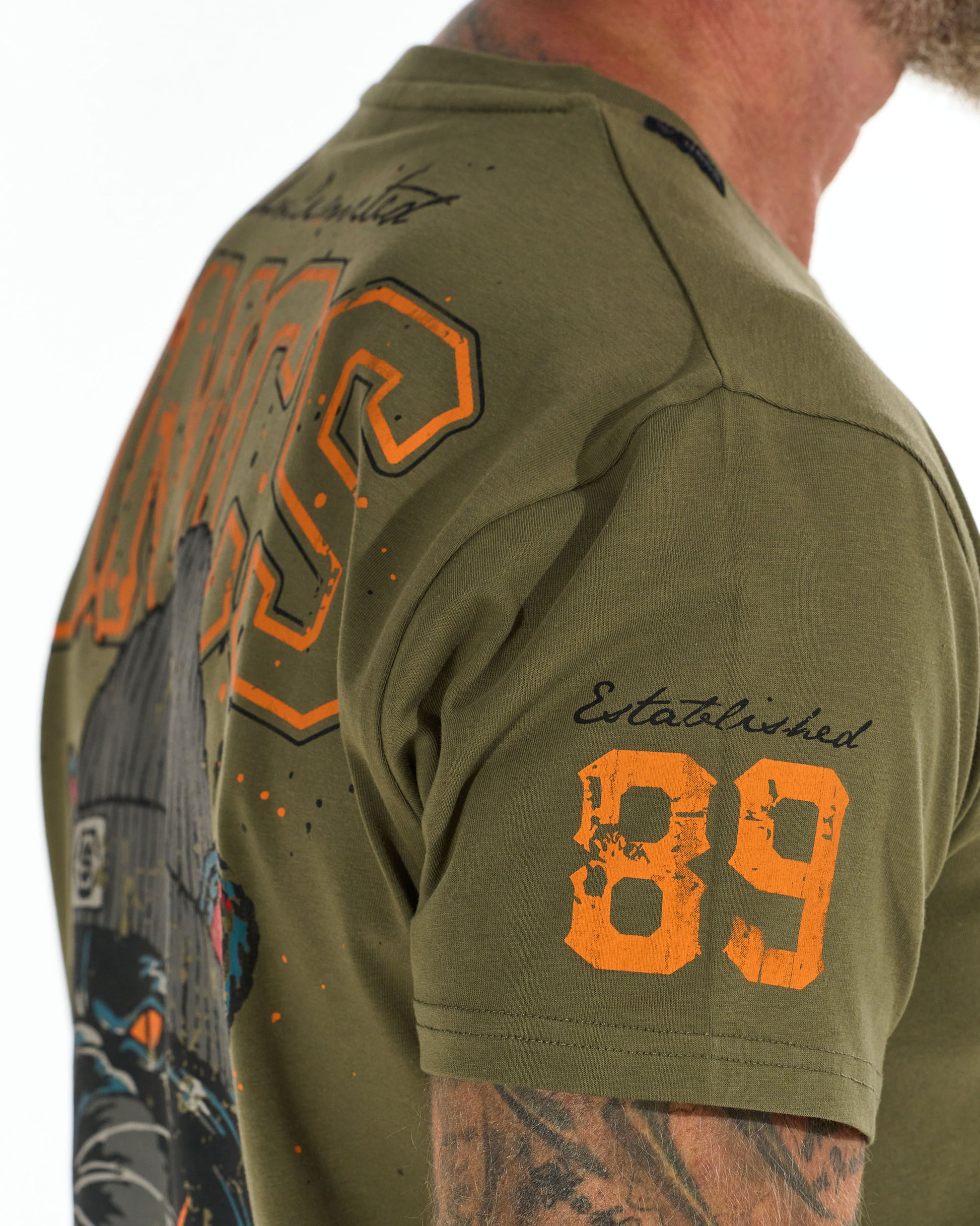 PANTHER Men's T-Shirt KHAKI