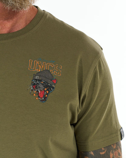 PANTHER Men's T-Shirt KHAKI