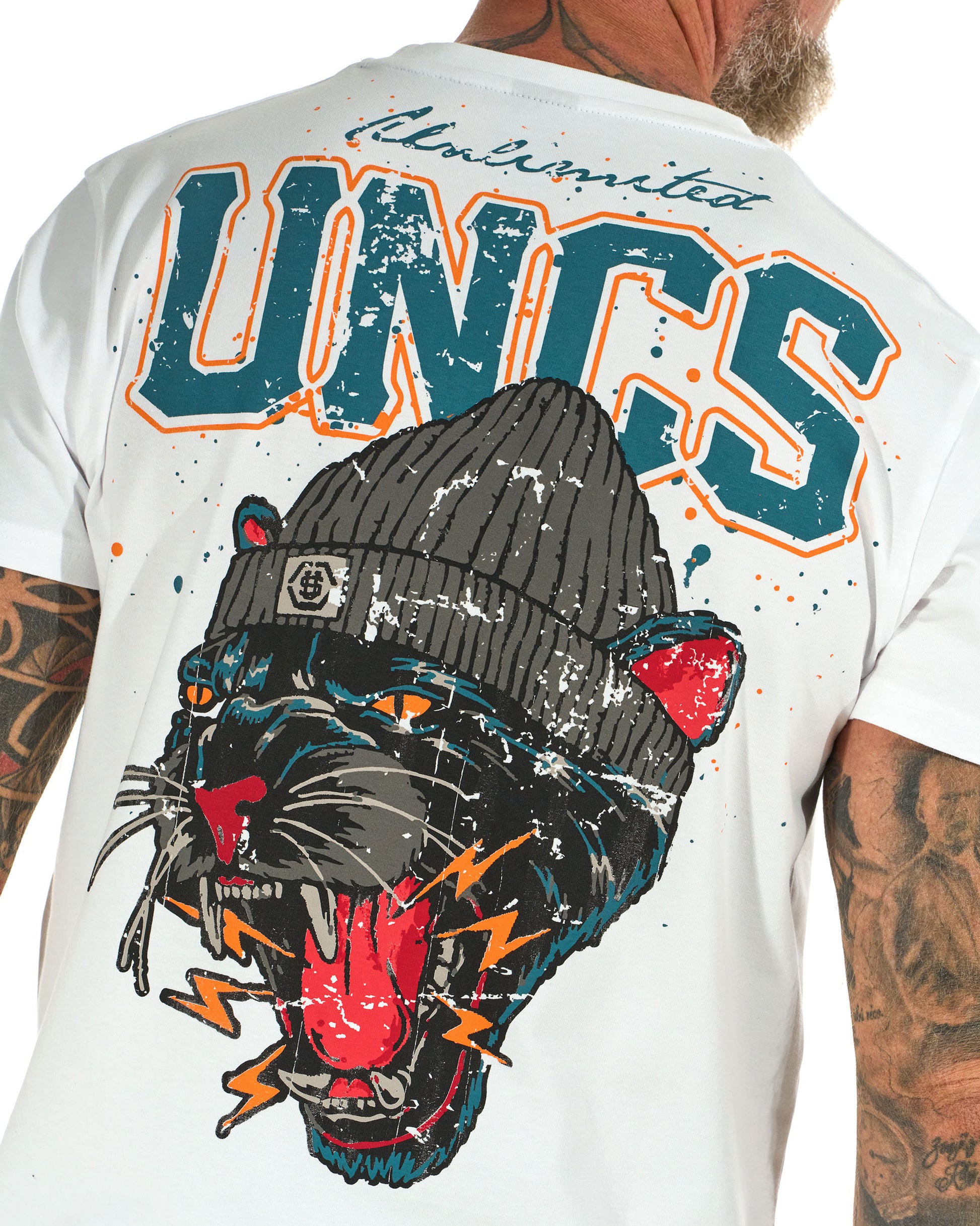 PANTHER Men's T-Shirt WHITE