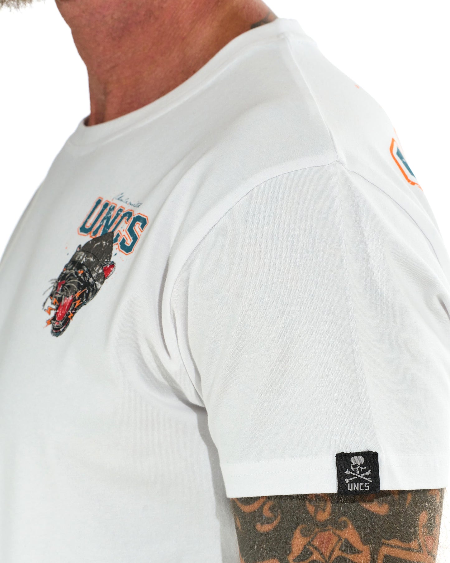 PANTHER Men's T-Shirt WHITE