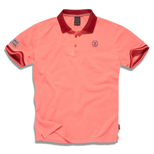 BRENDON II Men's Polo NEON RED