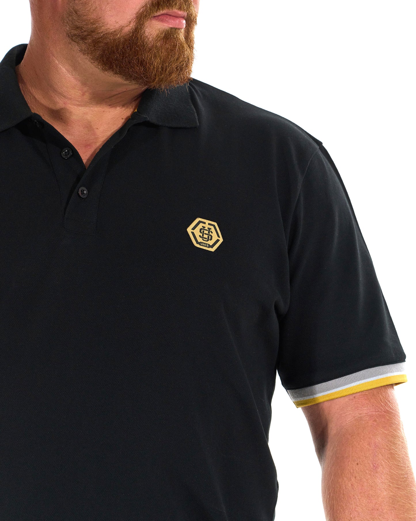 BRENDON III Men's Polo BLACK