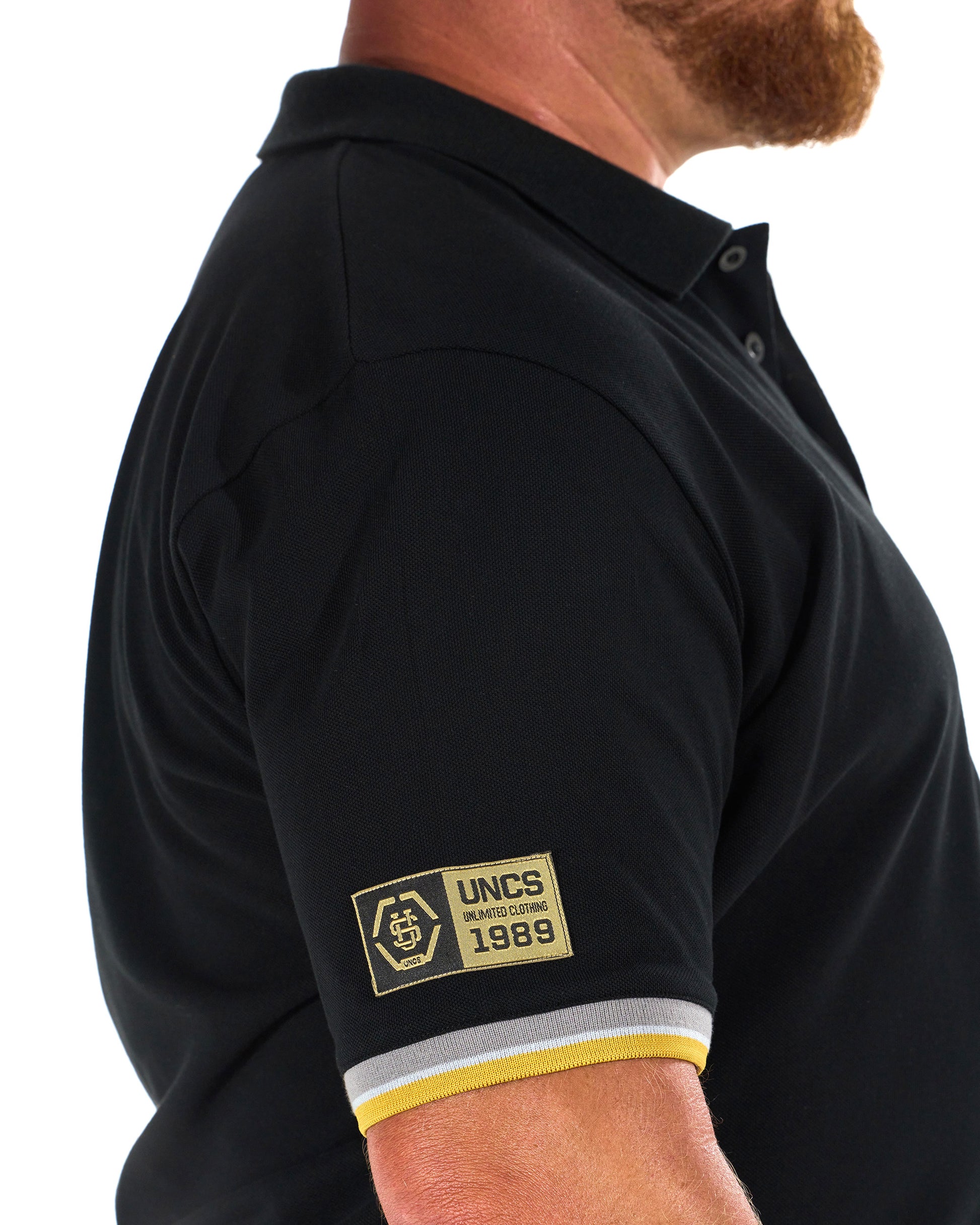 BRENDON III Men's Polo BLACK