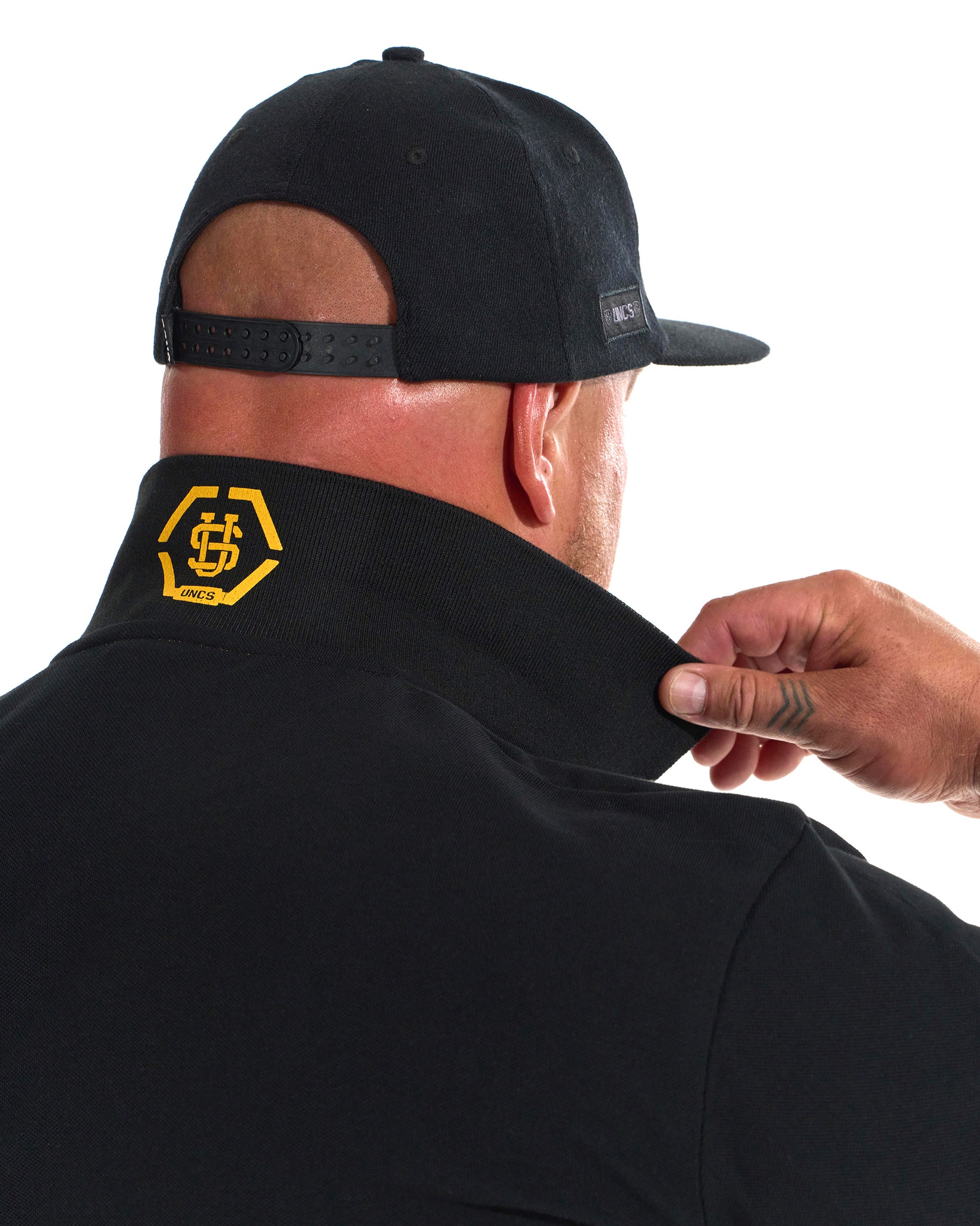 BRENDON III Men's Polo BLACK