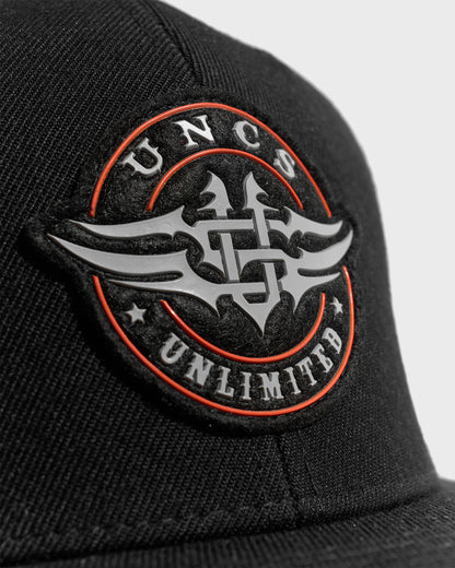 WINGS Men's Cap BLACK/WHITE