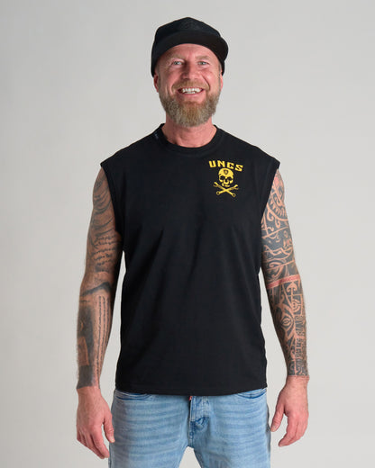 WRENCH Men's T-Shirt BLACK/YELLOW
