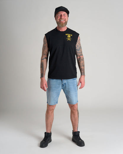 WRENCH Men's T-Shirt BLACK/YELLOW