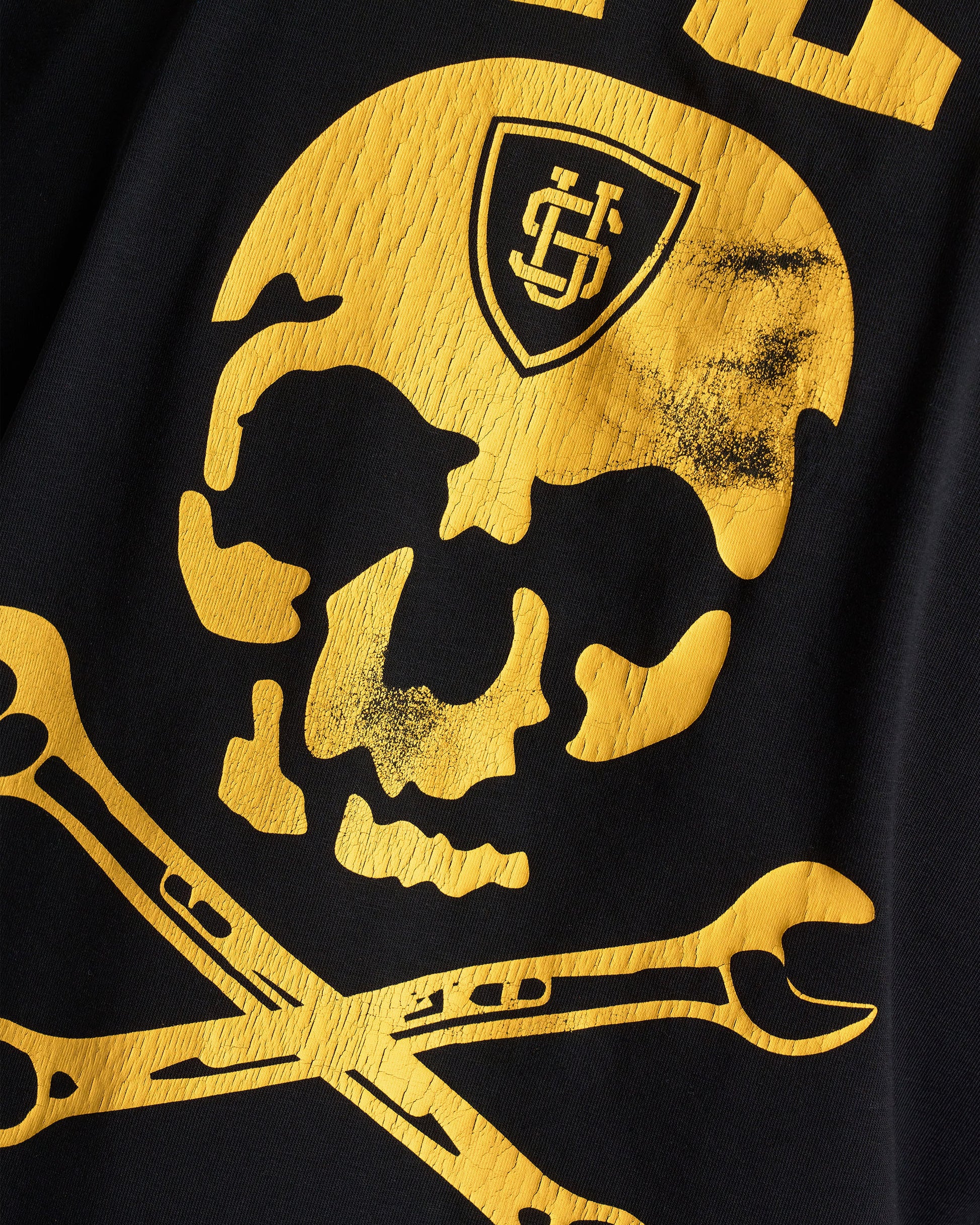 WRENCH Men's T-Shirt BLACK/YELLOW