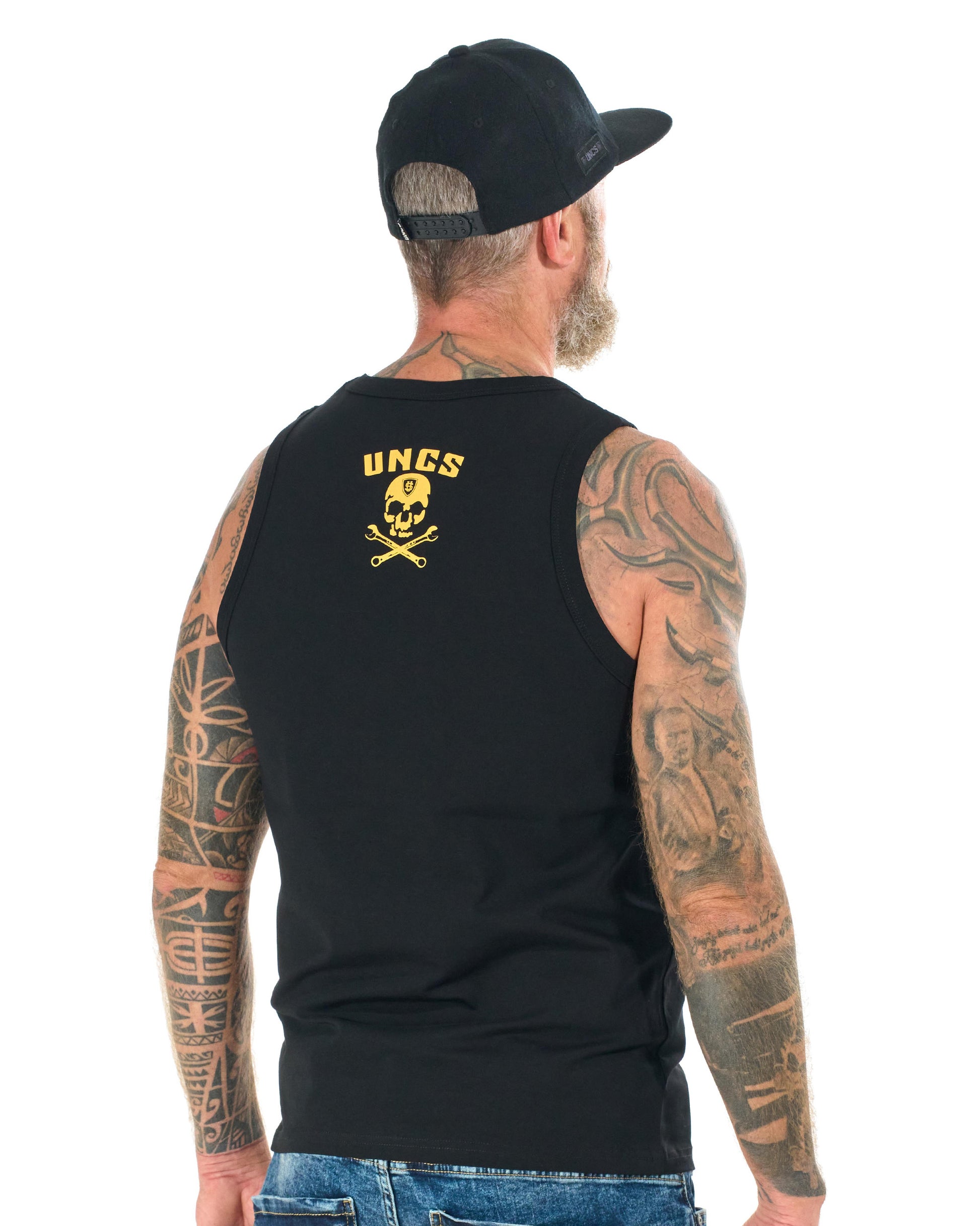 top WRENCH Men's BLACK/YELLOW