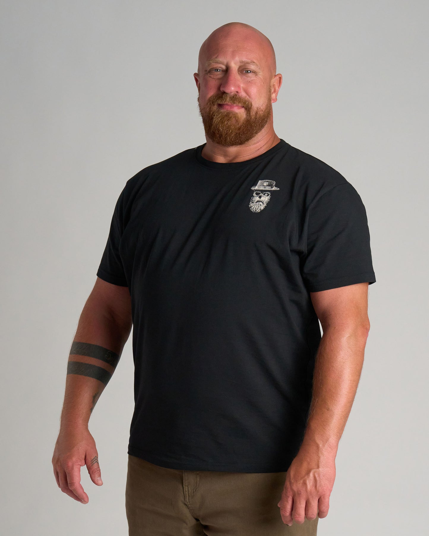 HIPSTER V Men's T-Shirt BLACK
