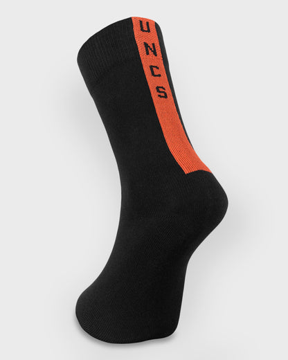 BAXTER (3 pairs) Men's Socks BLACK/ORANGE