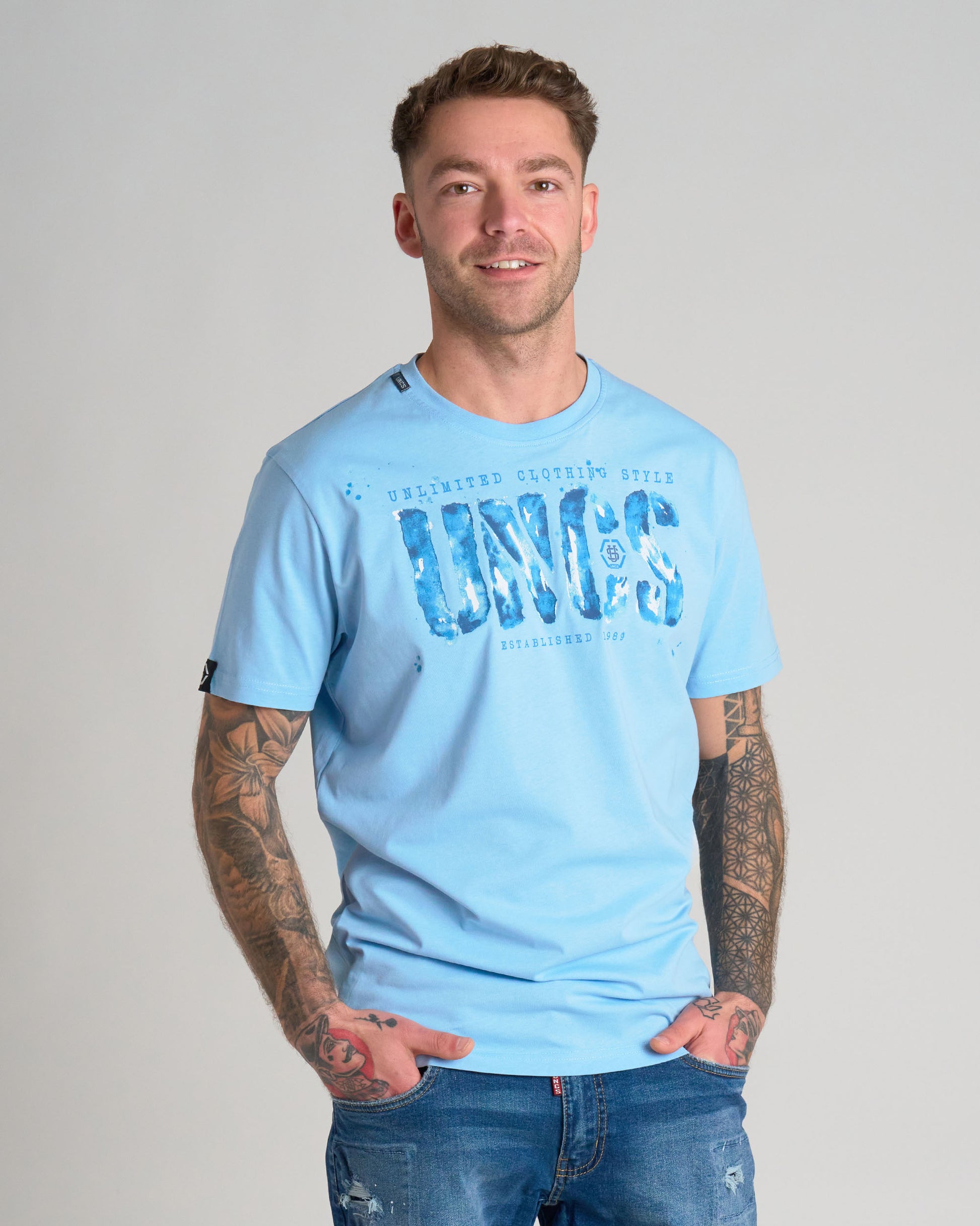 RODNEY III Men's T-Shirt BLUE