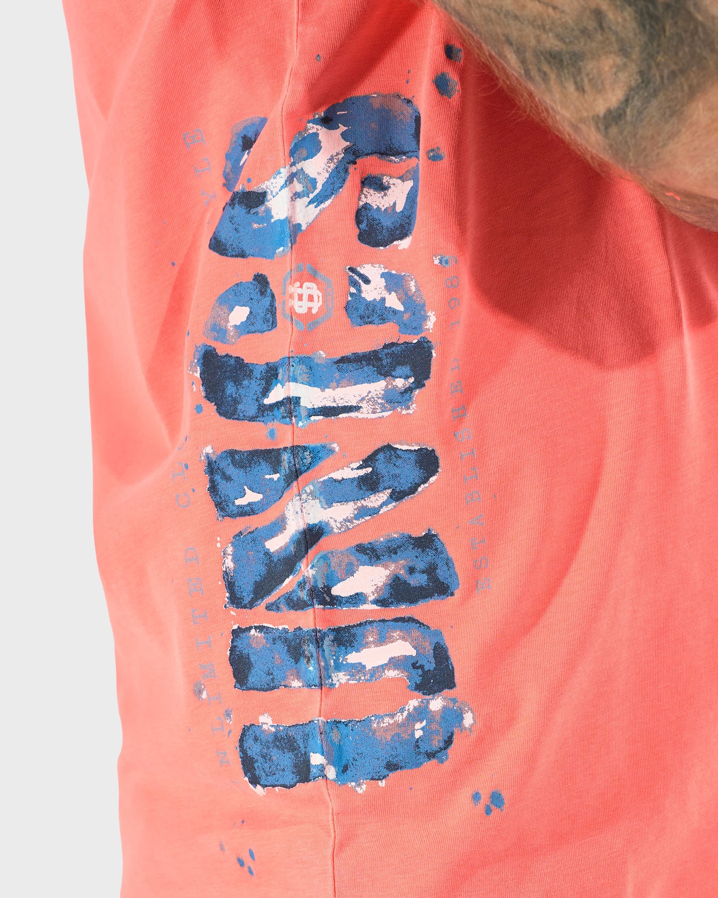 RODNEY IV Men's T-Shirt FIERY CORAL