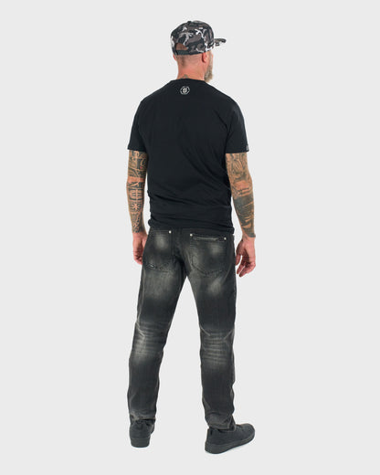 RODNEY III Men's T-Shirt BLACK/GREY