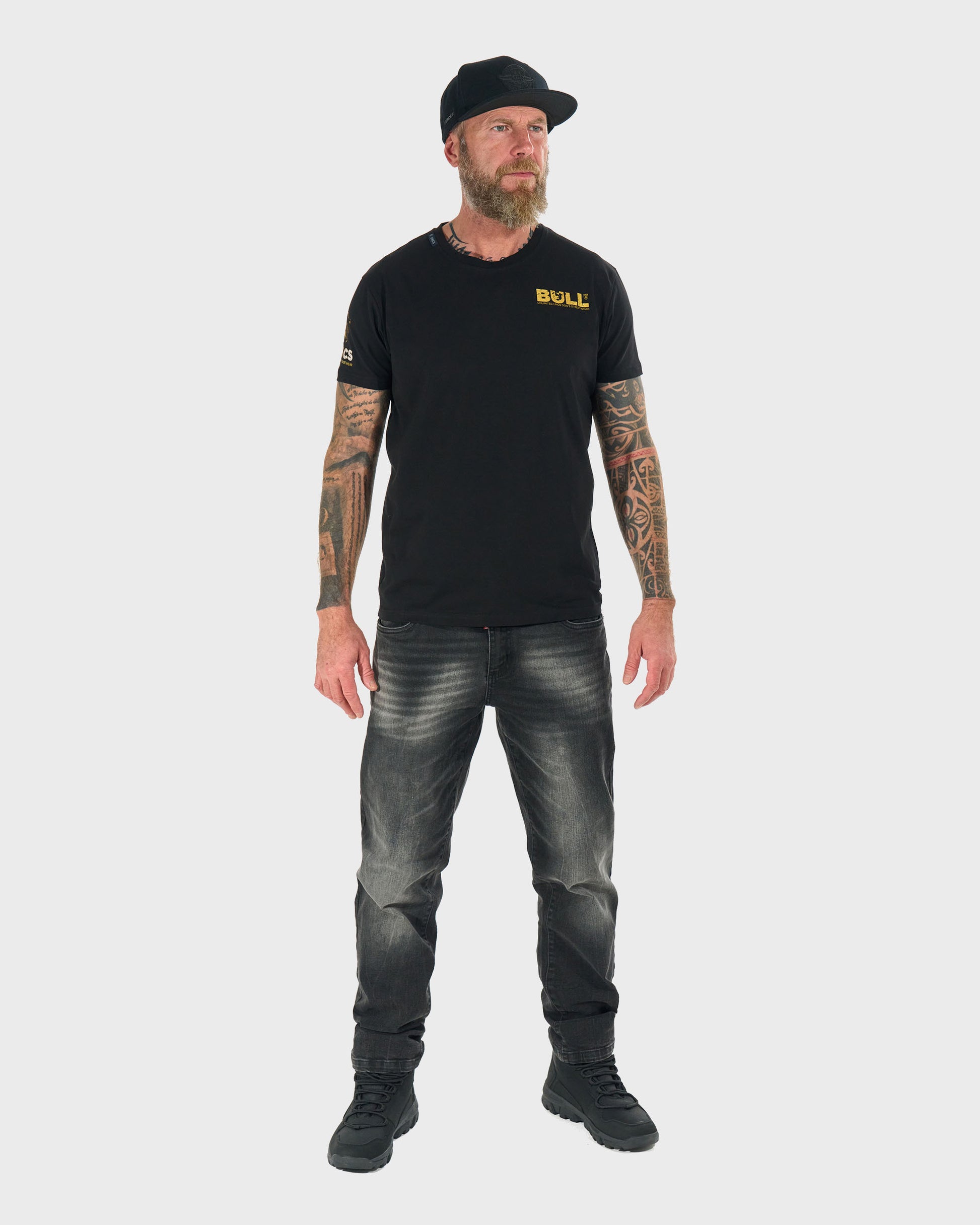 BULL II Men's T-Shirt BLACK