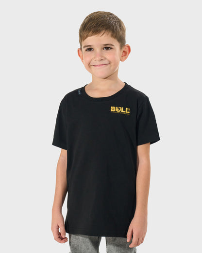 BULL Children's T-Shirt BLACK