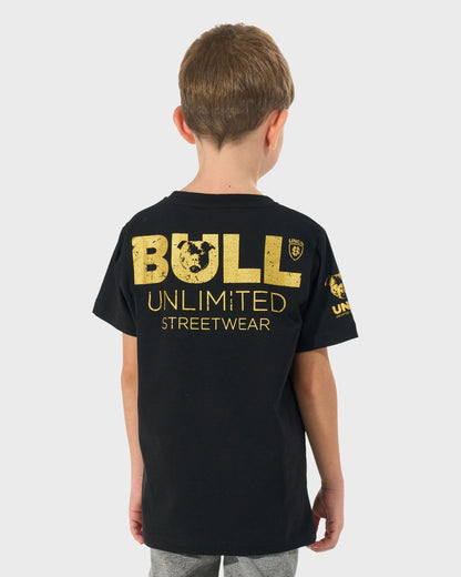 BULL Children's T-Shirt BLACK