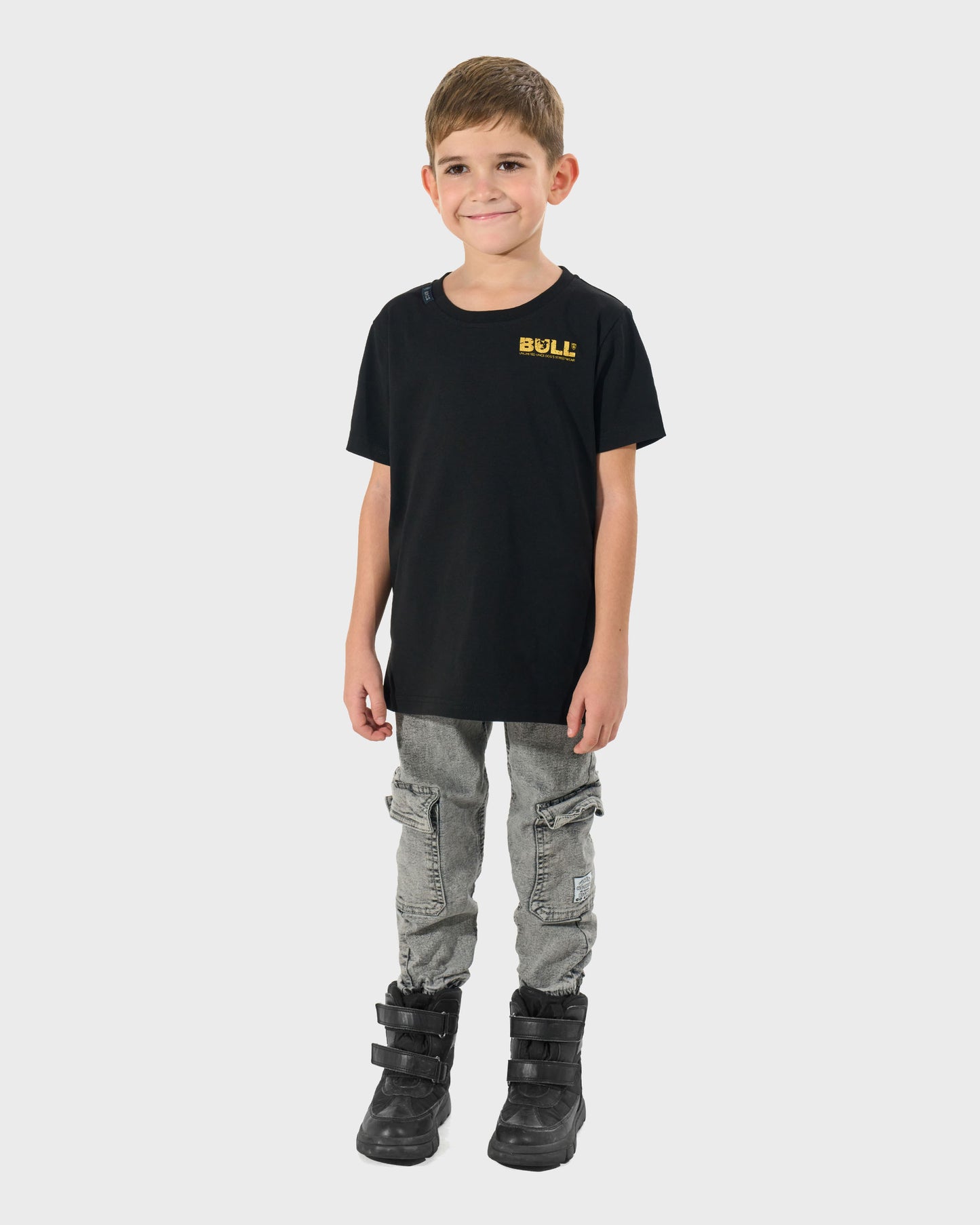 BULL Children's T-Shirt BLACK