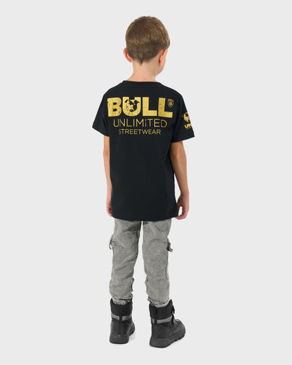 BULL Children's T-Shirt BLACK