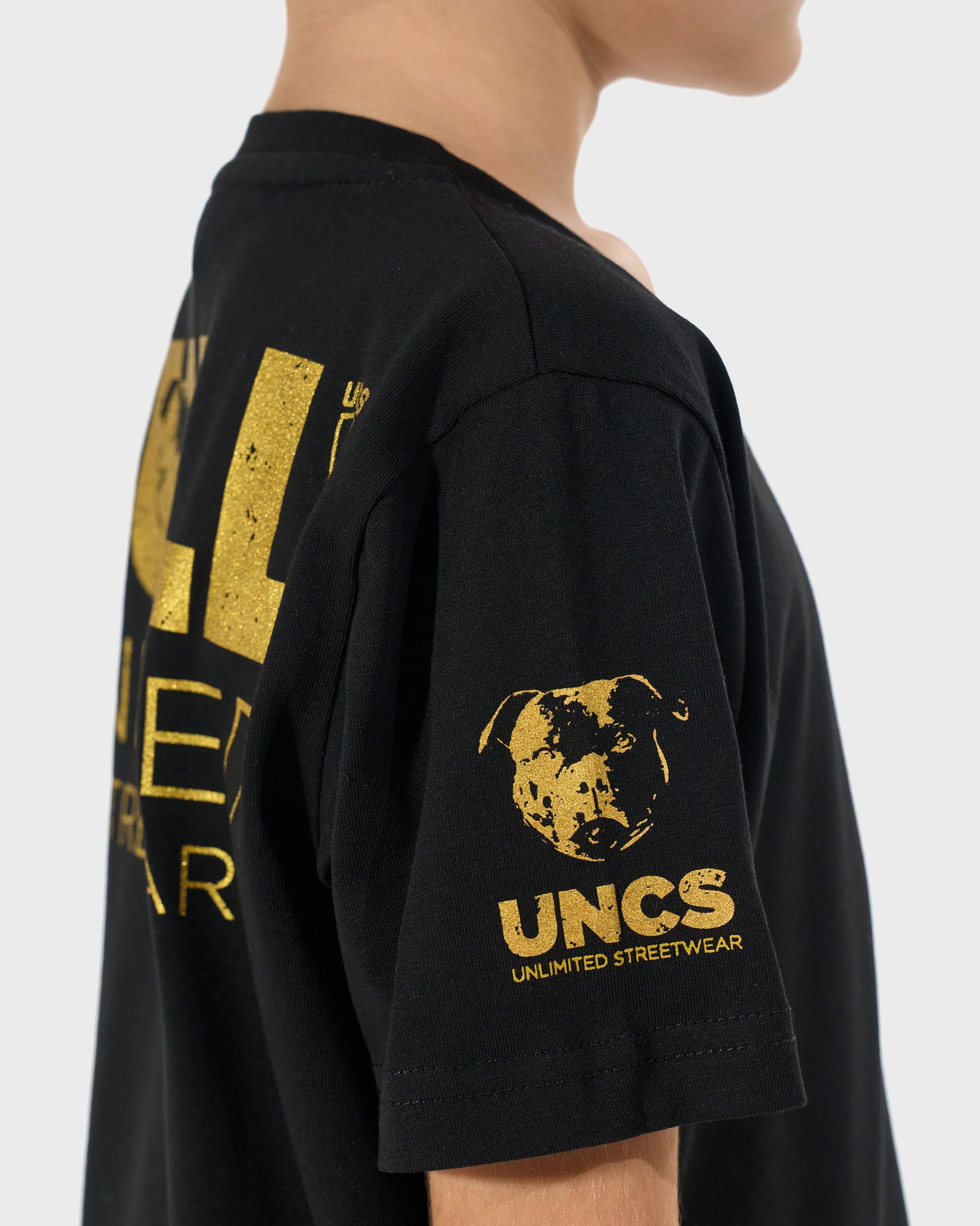 BULL Children's T-Shirt BLACK