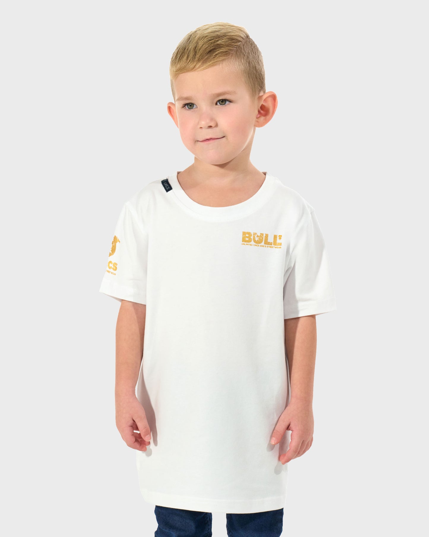 BULL Children's T-Shirt WHITE