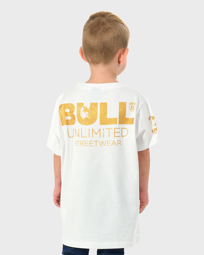 BULL Children's T-Shirt WHITE
