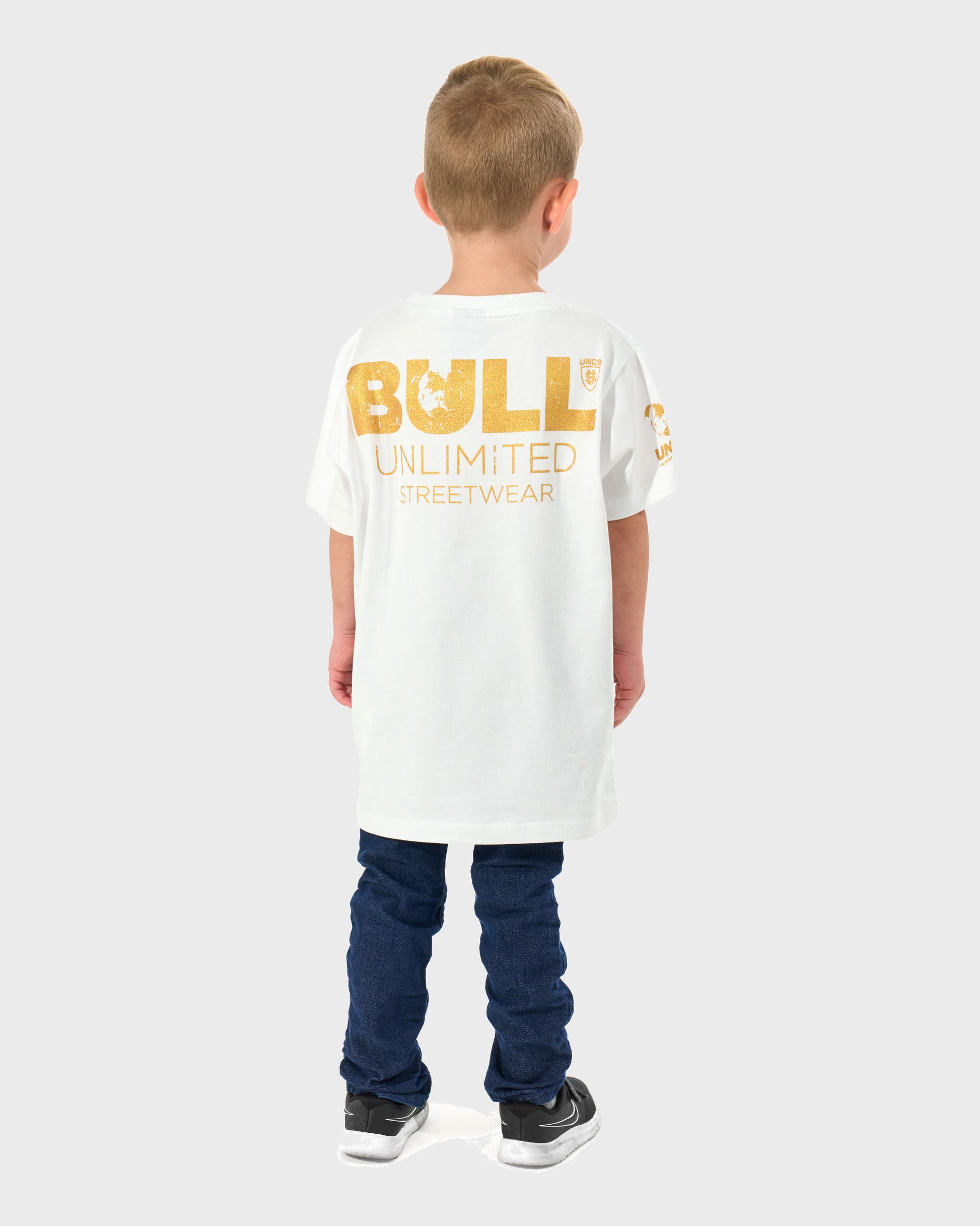 BULL Children's T-Shirt WHITE