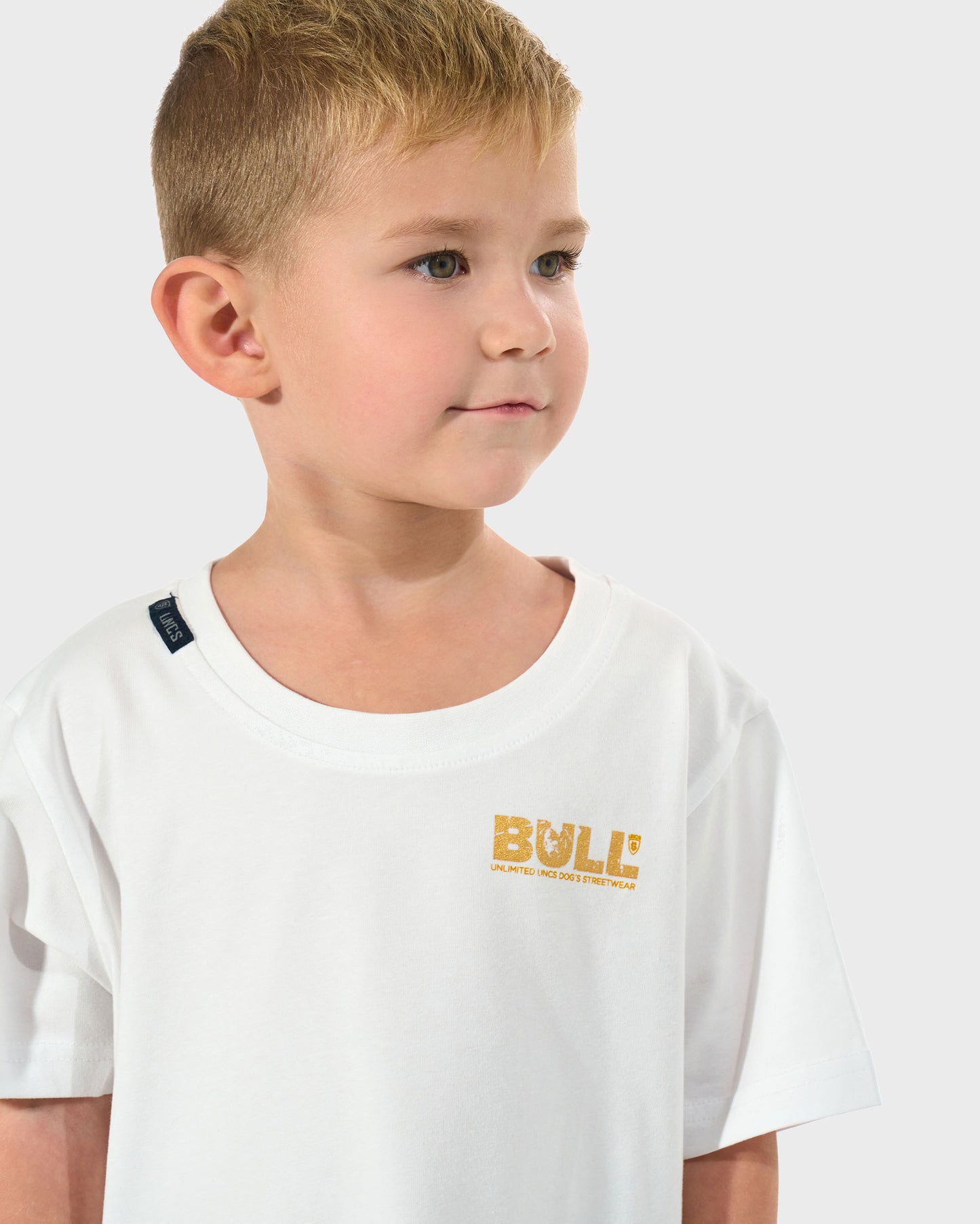 BULL Children's T-Shirt WHITE