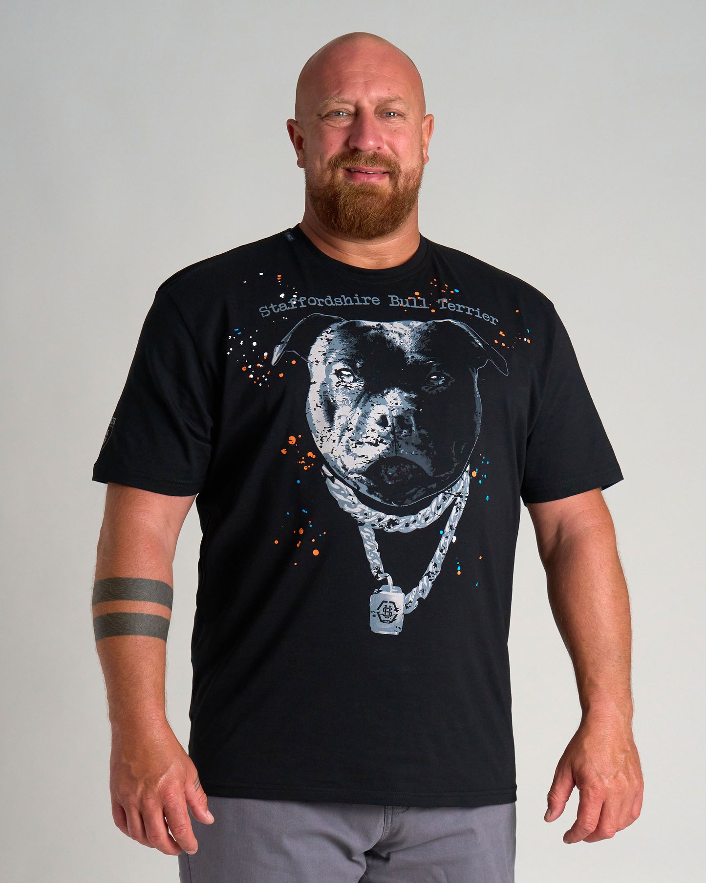 BULL TERRIER II Men's T-Shirt BLACK