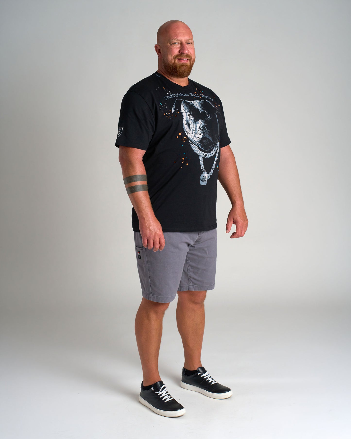 BULL TERRIER II Men's T-Shirt BLACK