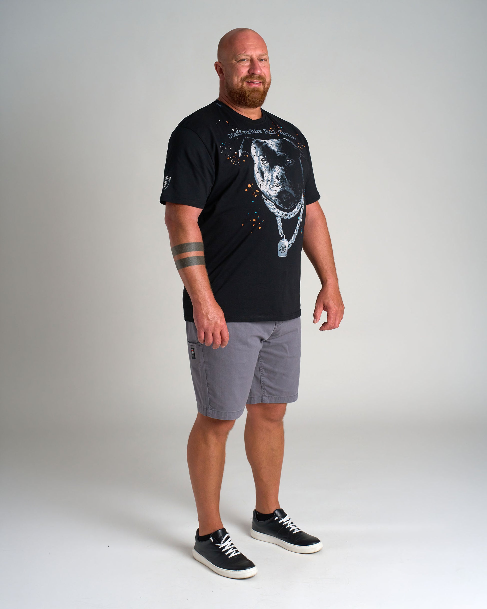 BULL TERRIER II Men's T-Shirt BLACK