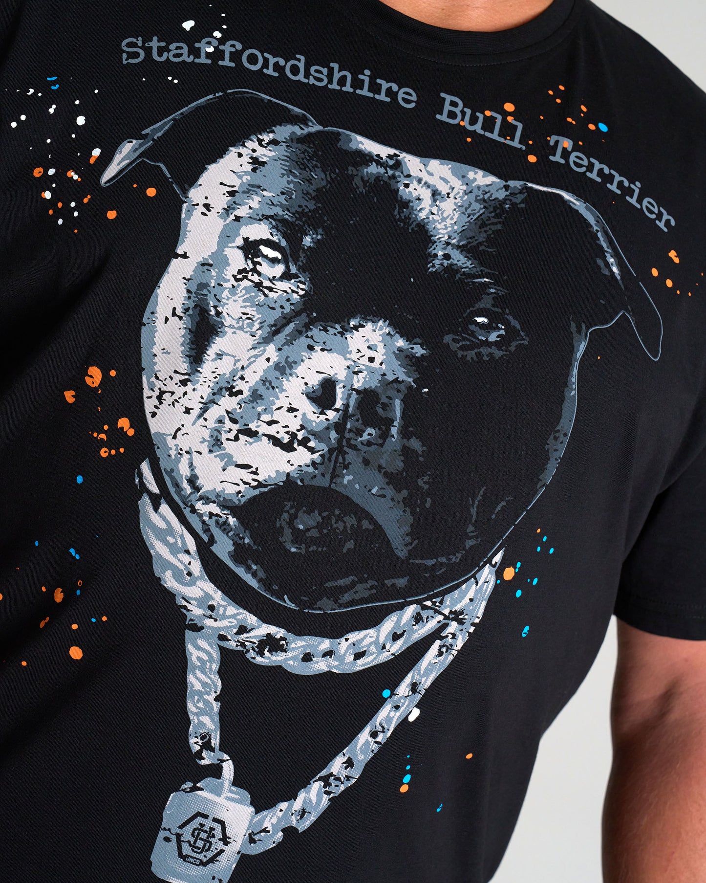BULL TERRIER II Men's T-Shirt BLACK