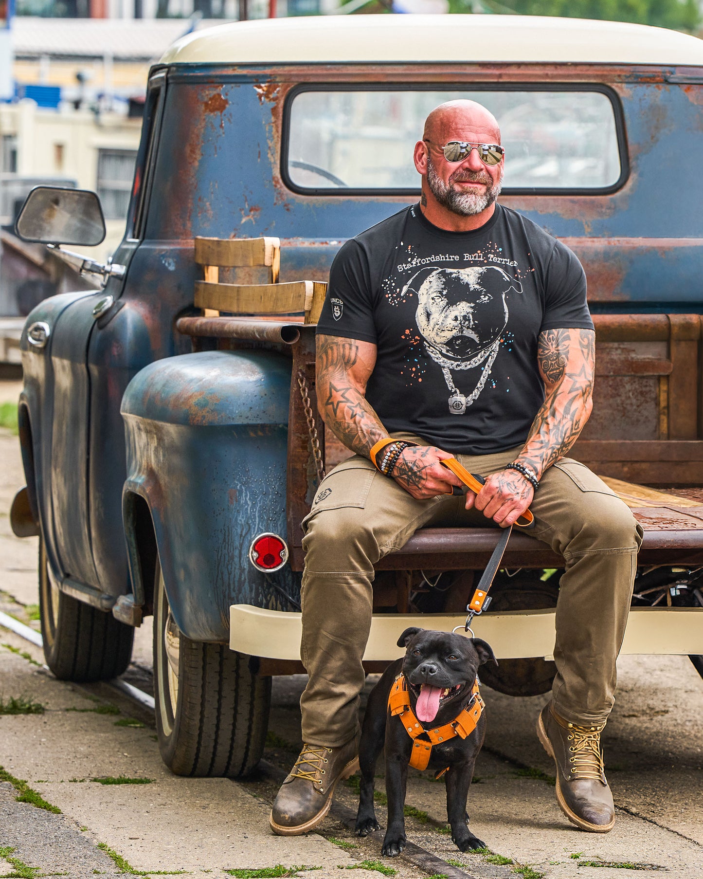 BULL TERRIER II Men's T-Shirt BLACK