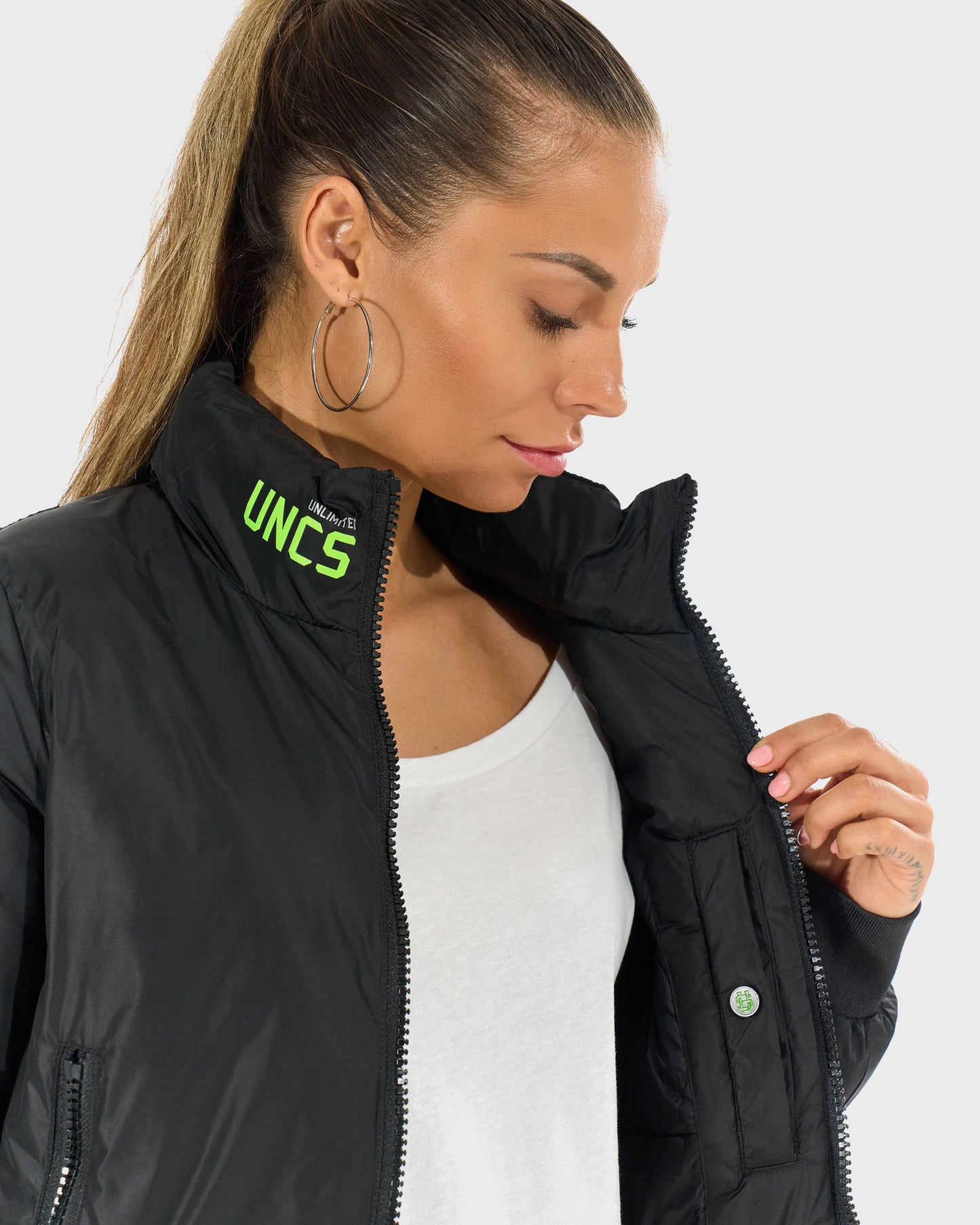 JOANA Women's Jacket BLACK/GREEN