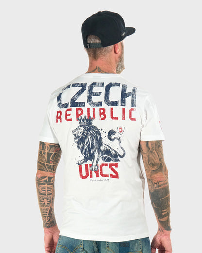 CZECH REPUBLIC Men's T-Shirt WHITE
