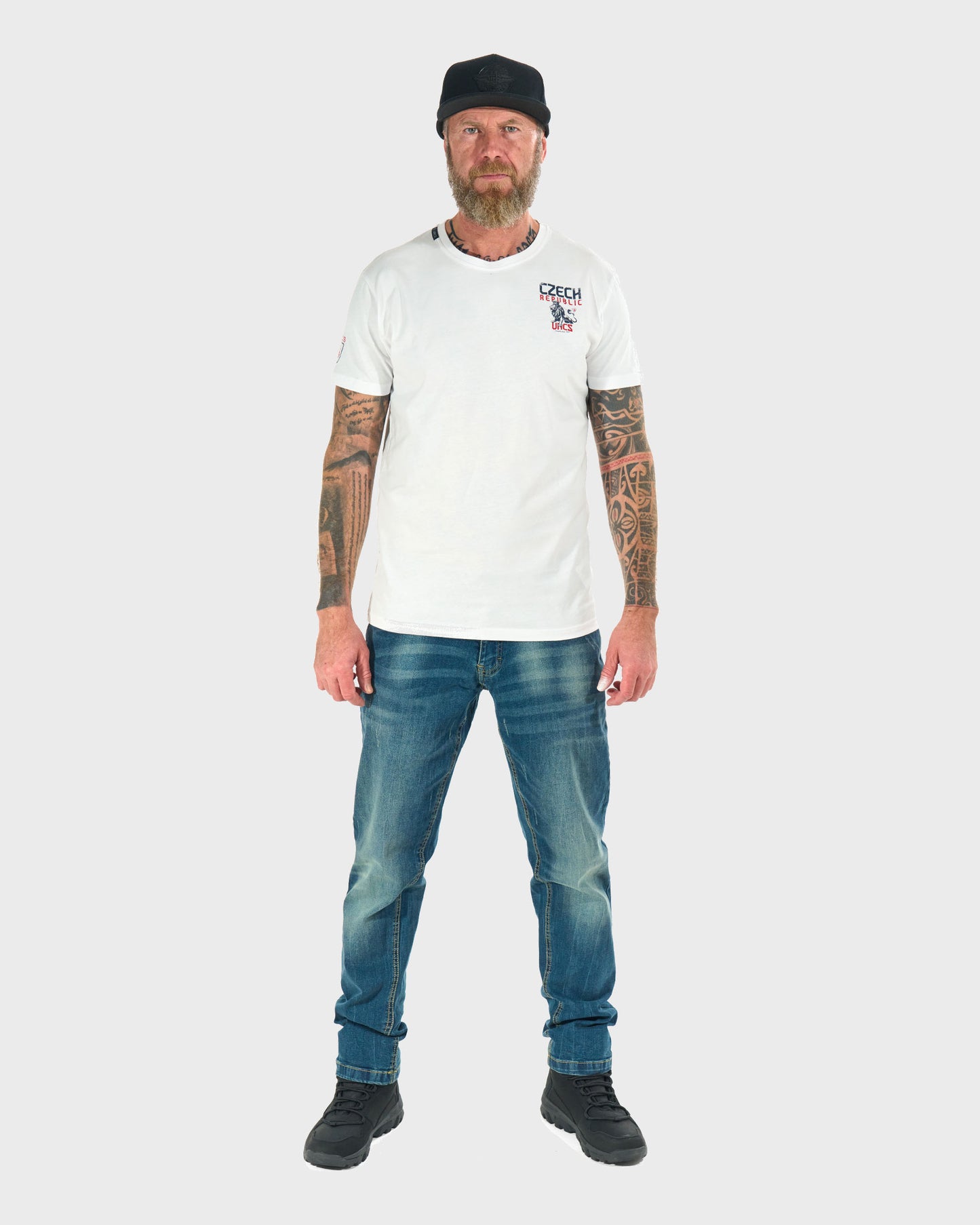 CZECH REPUBLIC Men's T-Shirt WHITE