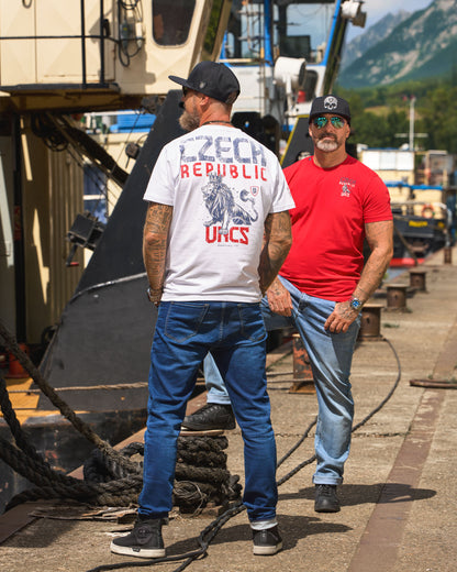 CZECH REPUBLIC Men's T-Shirt WHITE