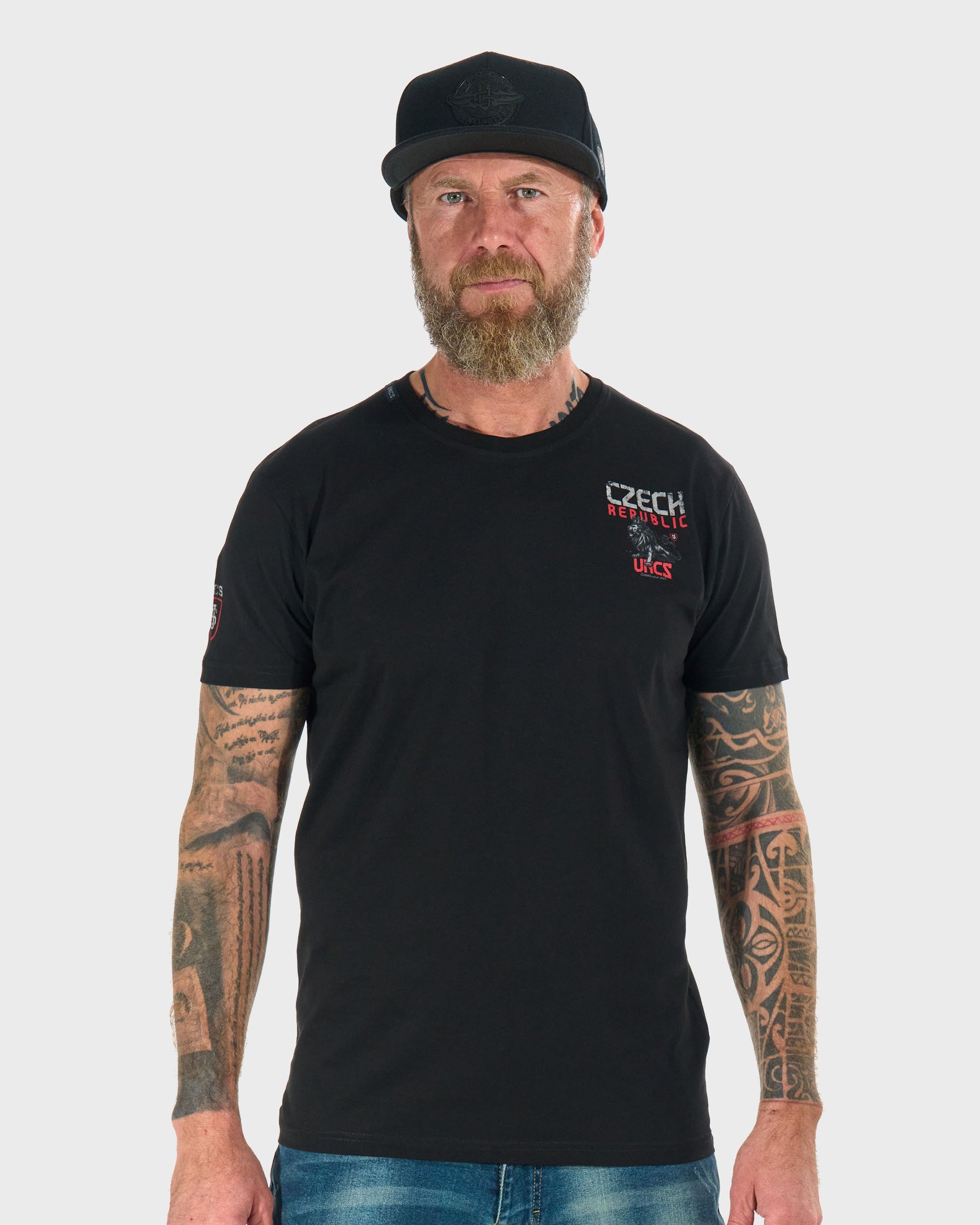 CZECH REPUBLIC Men's T-Shirt BLACK