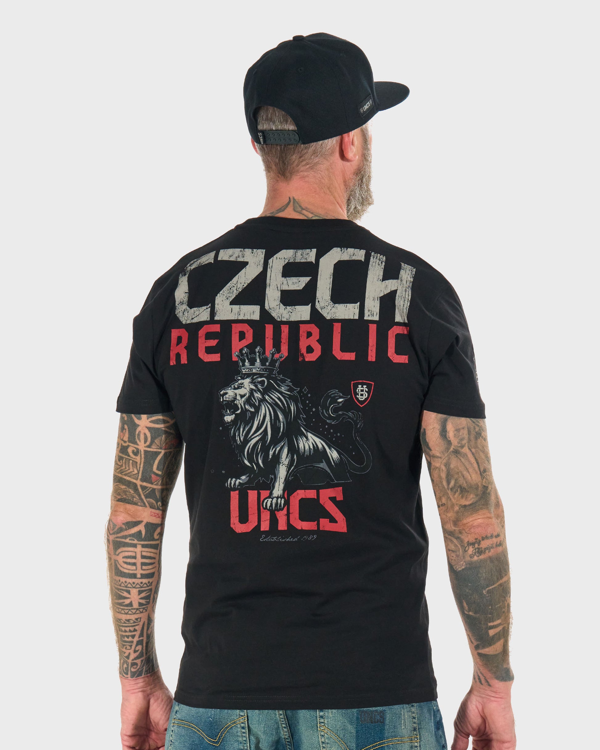 CZECH REPUBLIC Men's T-Shirt BLACK