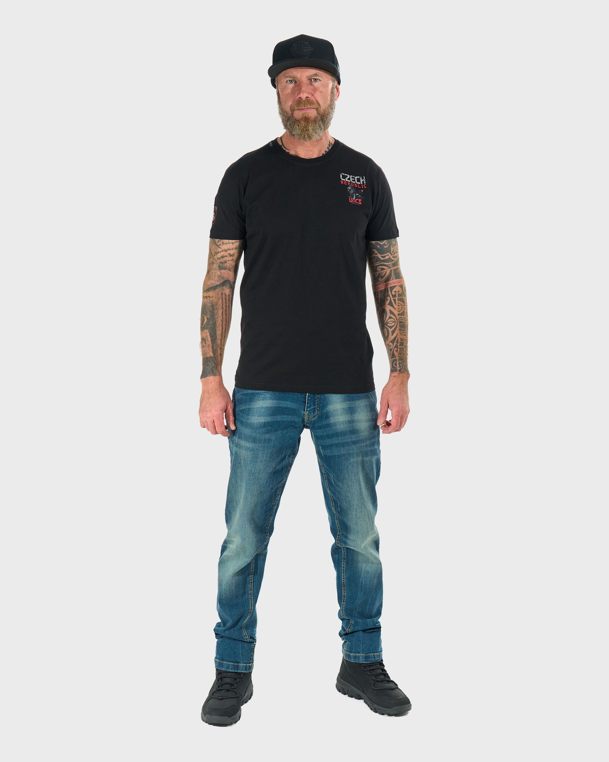 CZECH REPUBLIC Men's T-Shirt BLACK