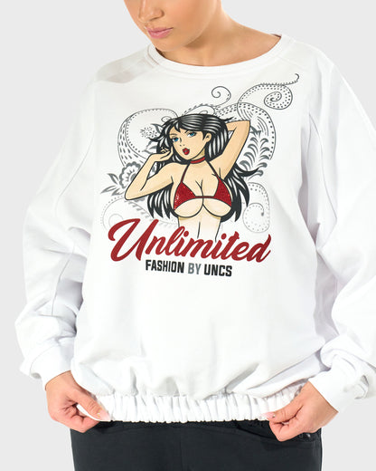 RITA Women's Sweatshirt WHITE