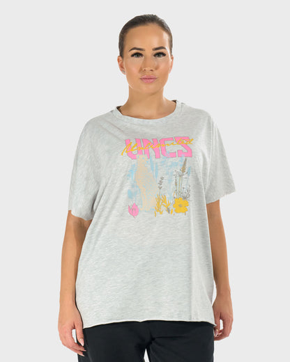 LUDIVINA Women's T-Shirt GREY