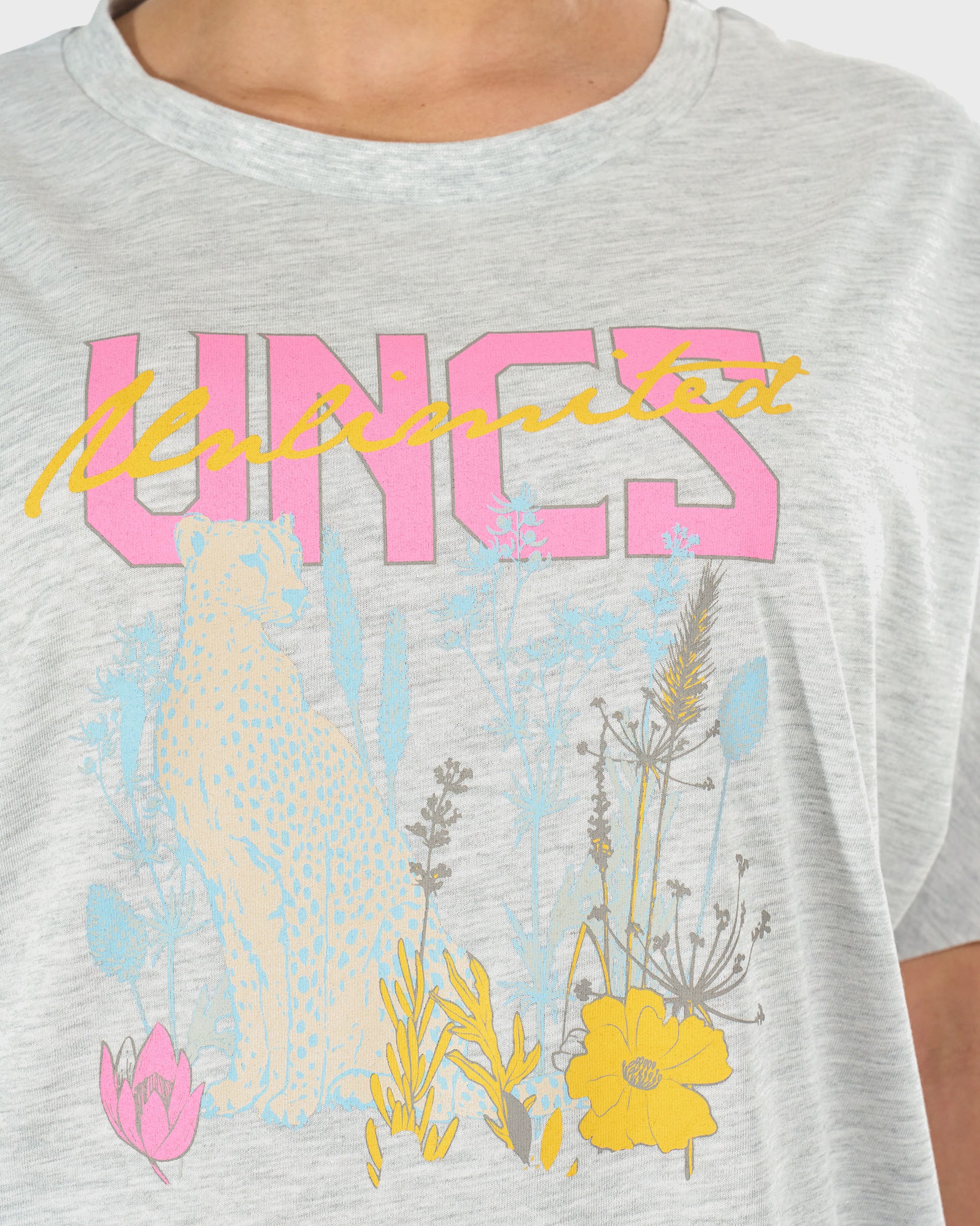 LUDIVINA Women's T-Shirt GREY