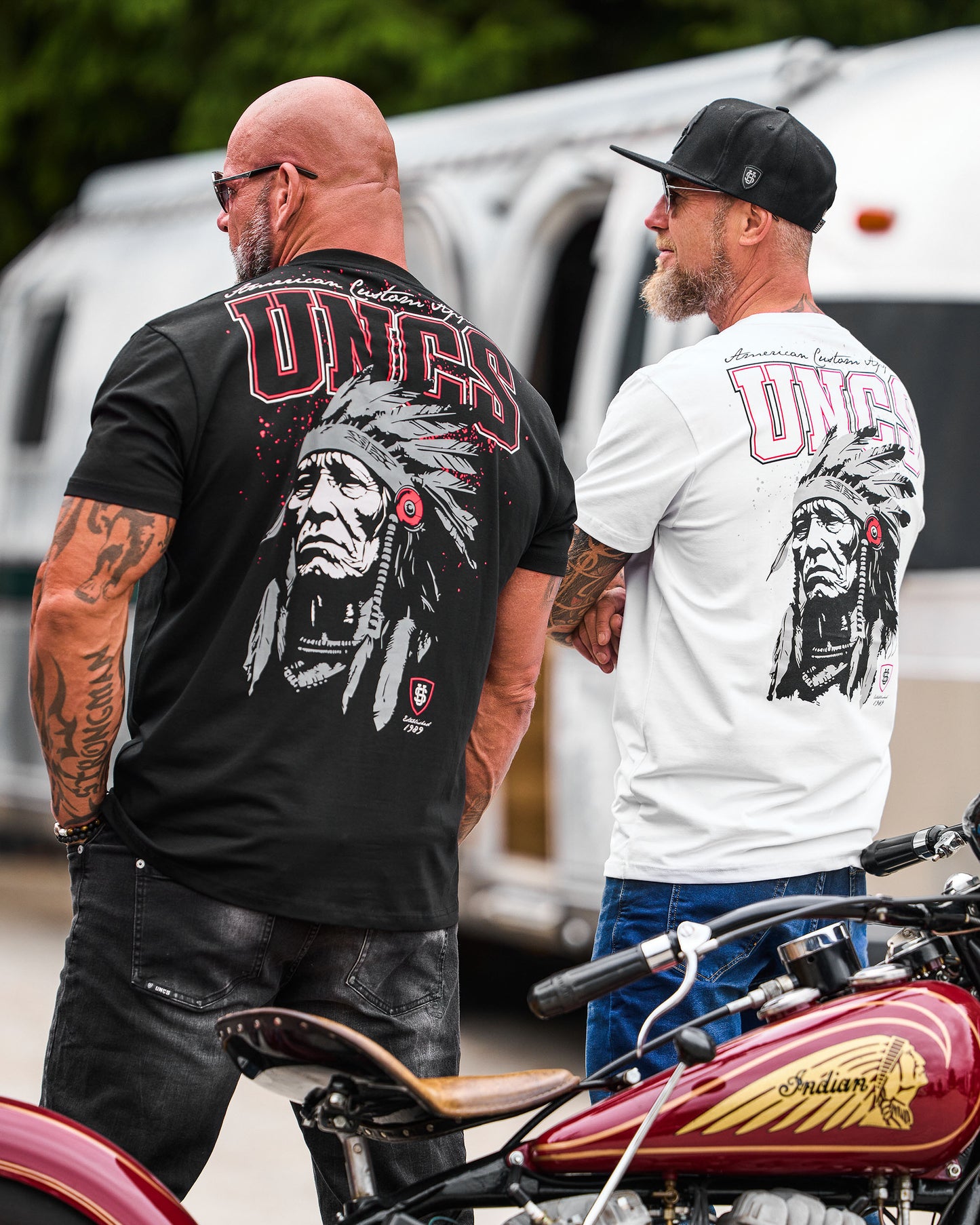 INDIAN Men's T-Shirt WHITE