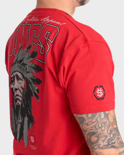 INDIAN Men's T-Shirt RED