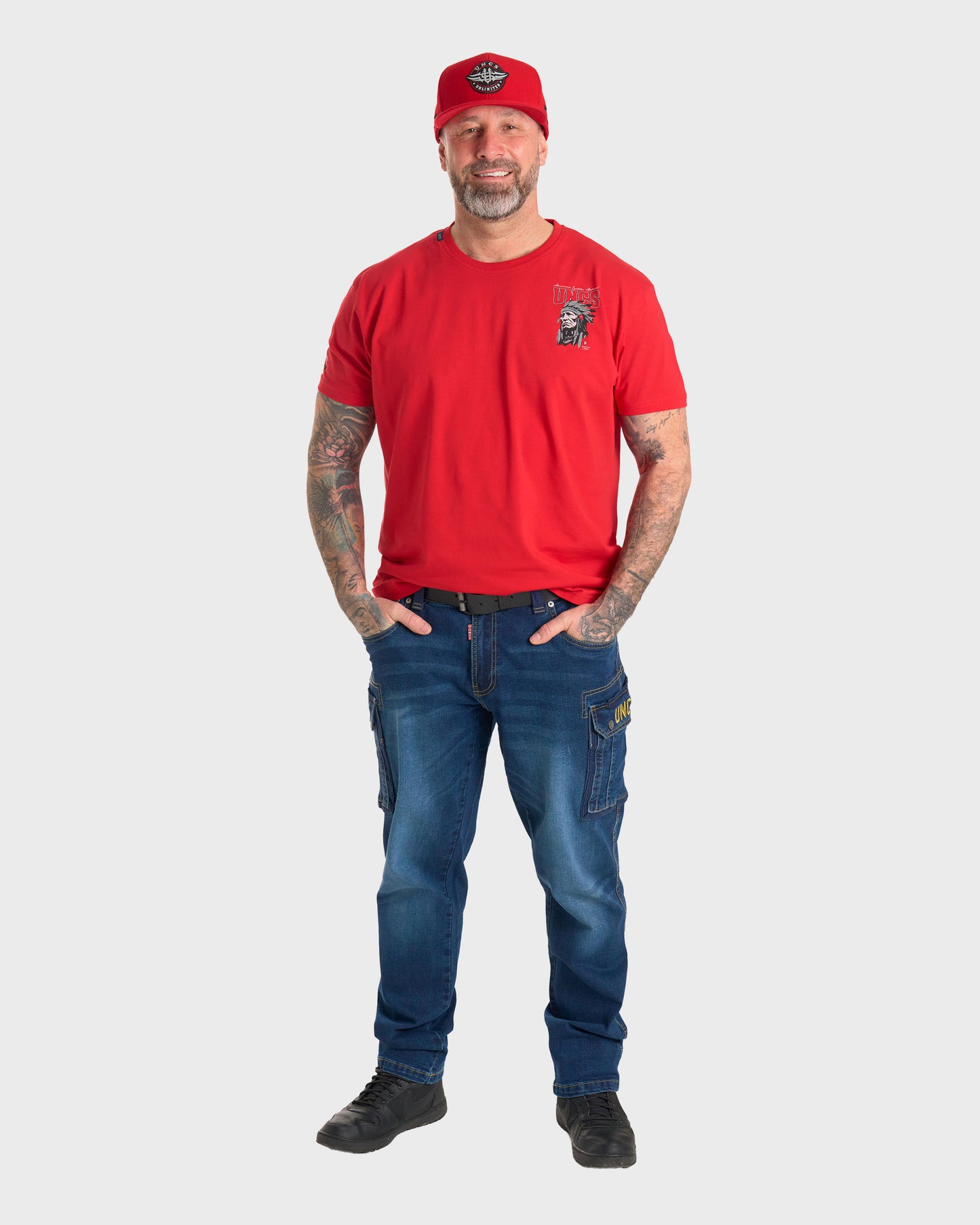 INDIAN Men's T-Shirt RED