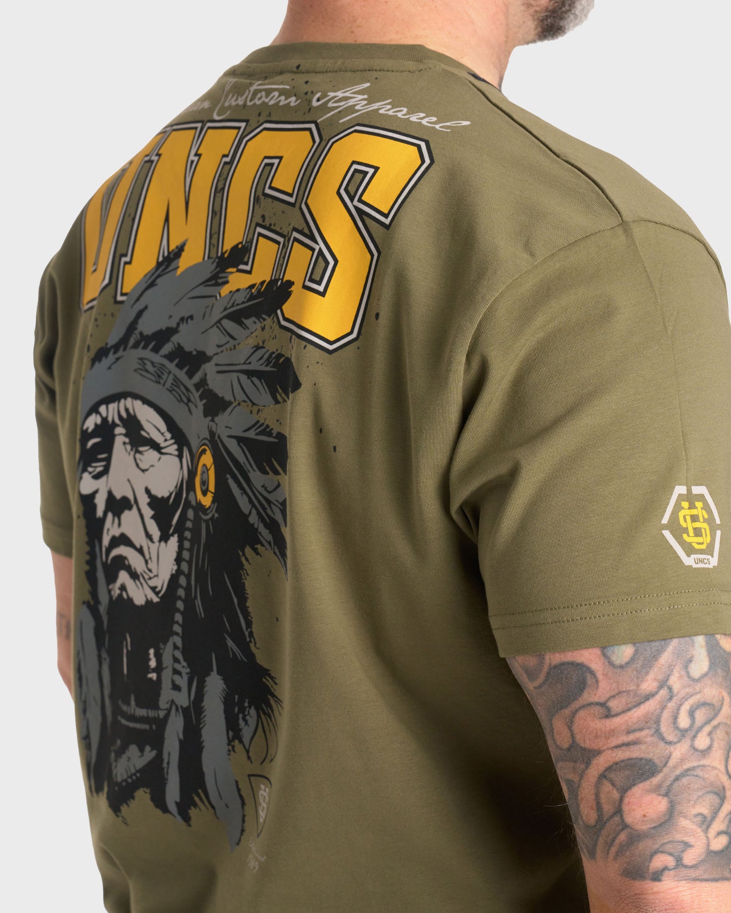 INDIAN Men's T-Shirt KHAKI