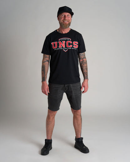 UNCS TEAM Men's T-Shirt BLACK/RED