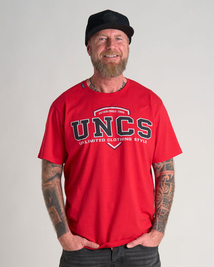 UNCS TEAM Men's T-Shirt RED