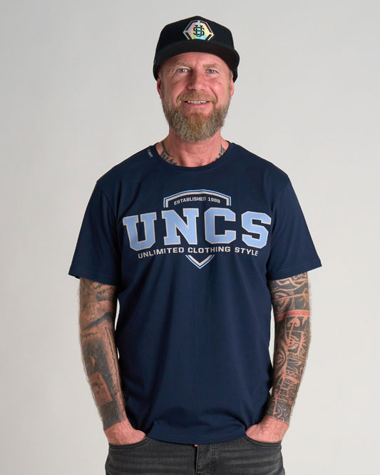 UNCS TEAM Men's T-Shirt BLUE